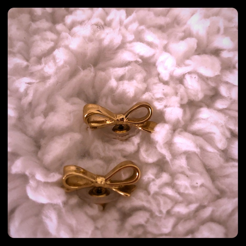 Kate Spade ♠️ Gold Bow Earrings